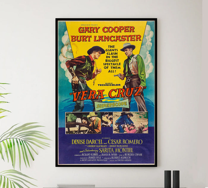 Vera Cruz 1954 - Charles Bronson - US (2) - Classic Movie Poster