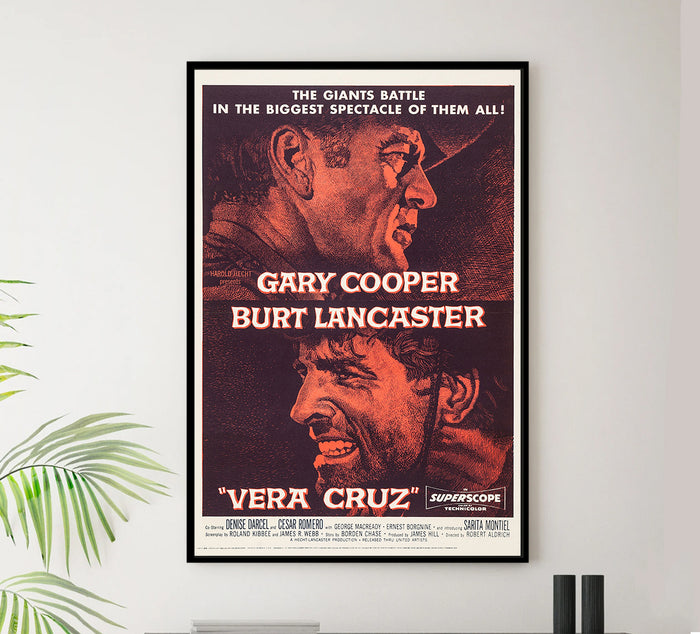 Vera Cruz 1954 - Charles Bronson - US - Classic Movie Poster