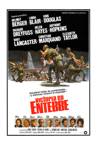 Victory at Entebbe 1976 - Burt Lancaster - Spain - Classic Movie Poster