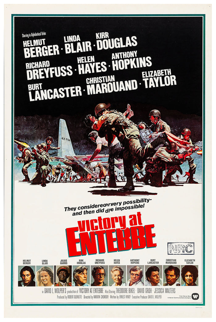 Victory at Entebbe 1976 - Burt Lancaster - US - Classic Movie Poster