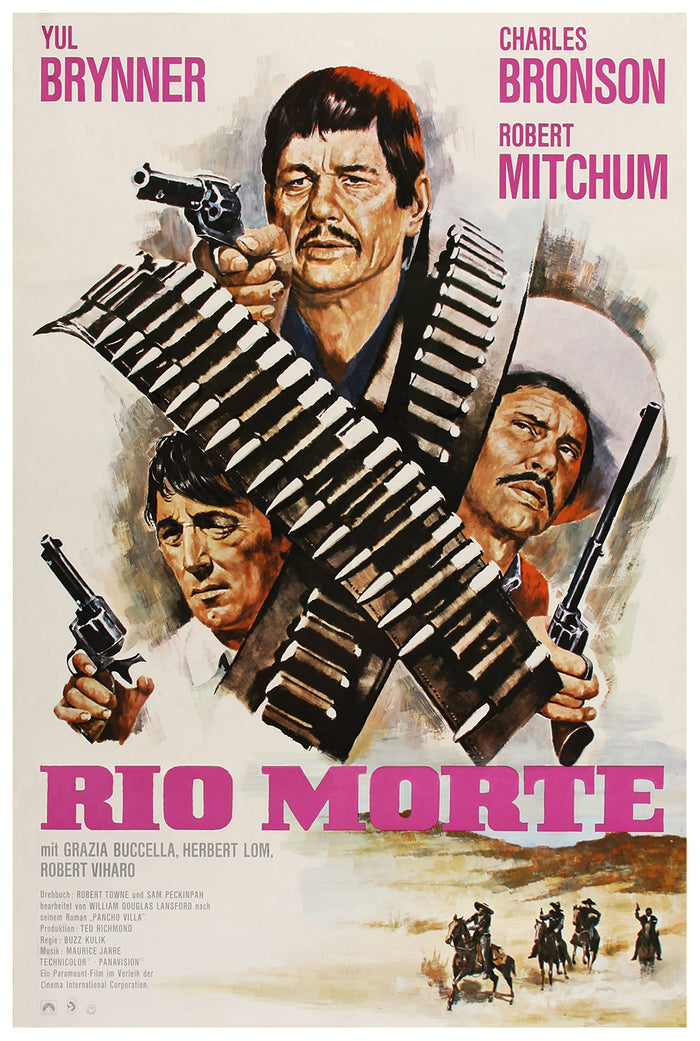 Villa Rides 1968 - Charles Bronson - Germany - Classic Movie Poster