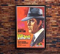 Villain 1971 - Richard Burton - Spain 2 - Classic Movie Poster
