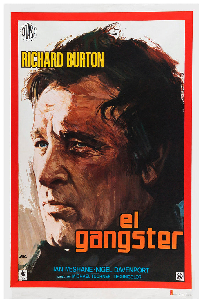 Villain 1971 - Richard Burton - Spain - Classic Movie Poster
