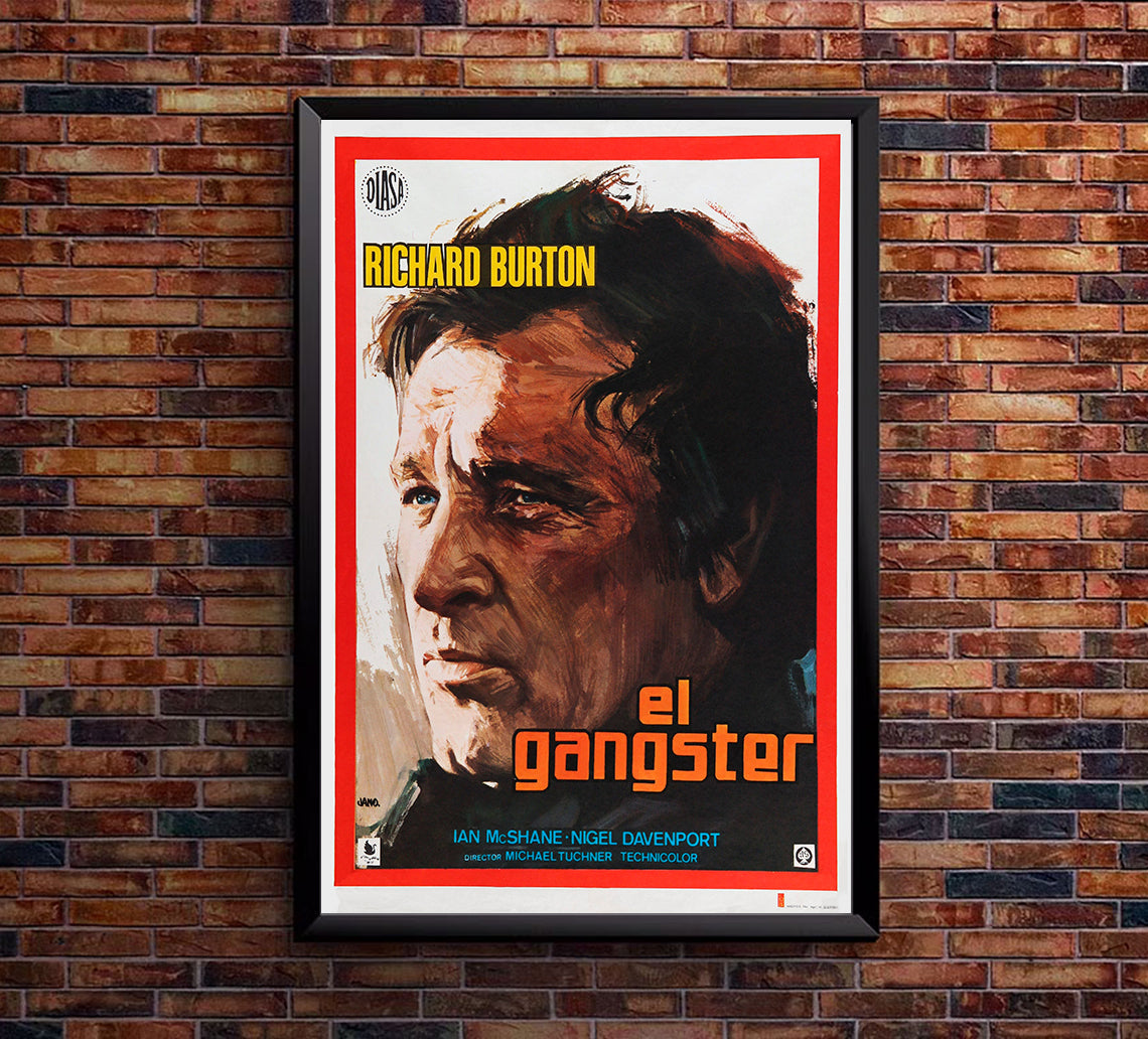 Villain 1971 - Richard Burton - Spain - Classic Movie Poster