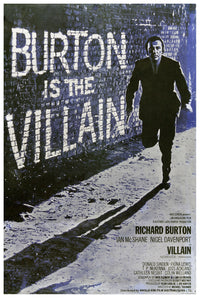 Villain 1971 - Richard Burton - UK - Classic Movie Poster