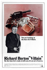 Villain 1971 - Richard Burton - US - Classic Movie Poster