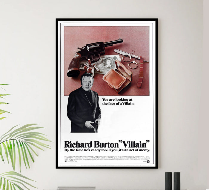 Villain 1971 - Richard Burton - US - Classic Movie Poster