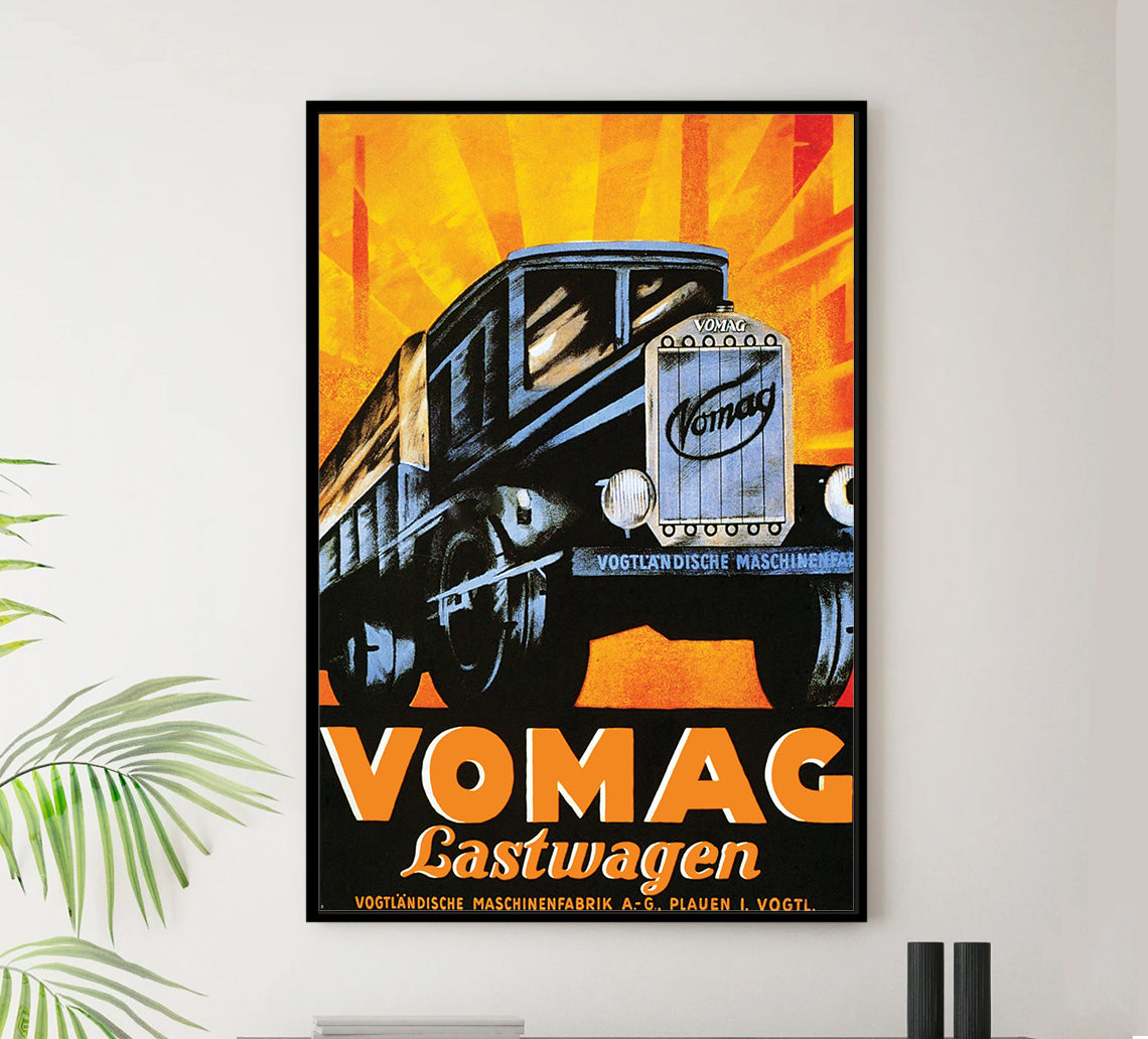 Vomac - Vintage Automobile Racing Poster