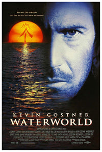 Waterworld 1995 - Kevin Costner - Vintage Classic Movie Poster