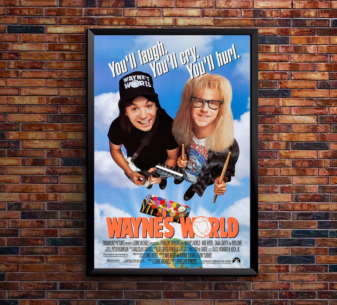 Wayne's World 1992 - Classic Movie Poster