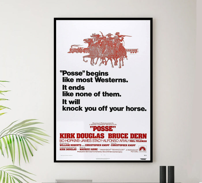 Posse - Kirk Douglas - 1975 - Vintage Movie Poster