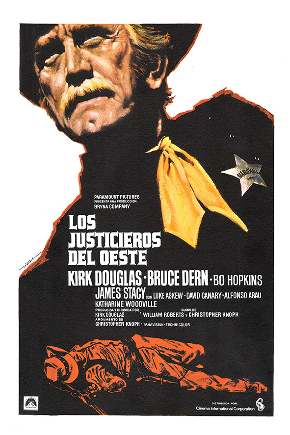 Posse - 1975 - Kirk Douglas - Spanish - Vintage Movie Poster