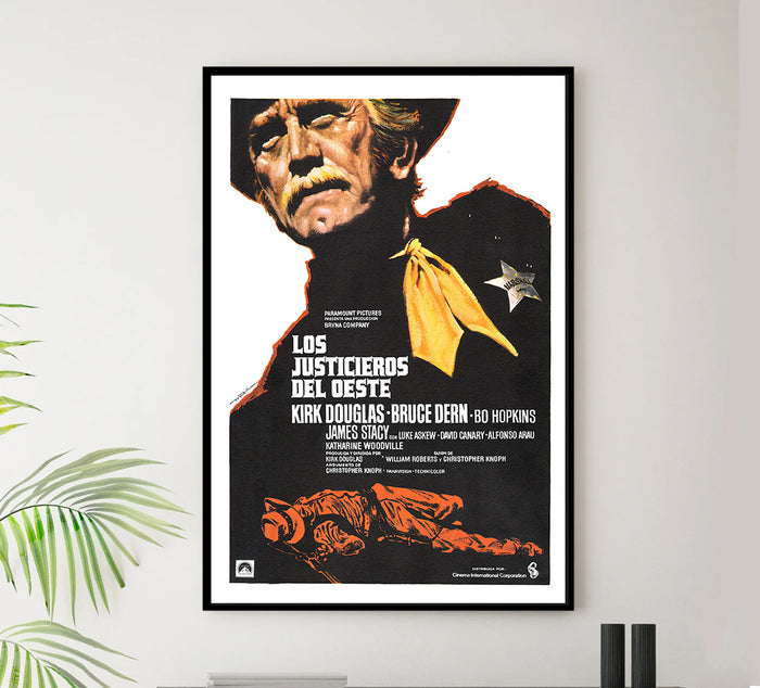 Posse - 1975 - Kirk Douglas - Spanish - Vintage Movie Poster