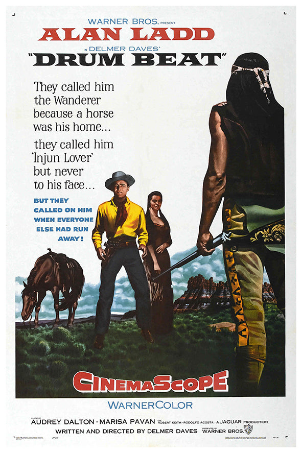 Drum Beat - 1954 - Vintage Movie Poster