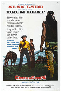 Drum Beat - 1954 - Vintage Movie Poster