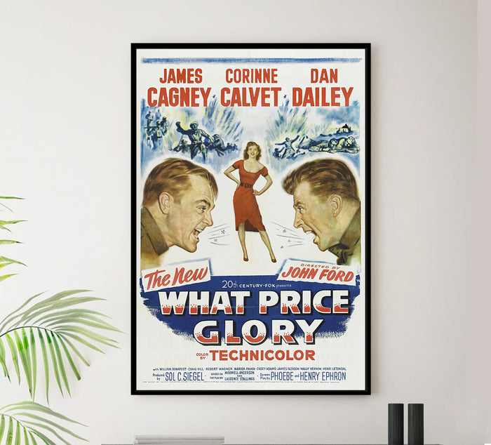 What Price Glory 1952 - James Cagney - US - Classic Movie Poster
