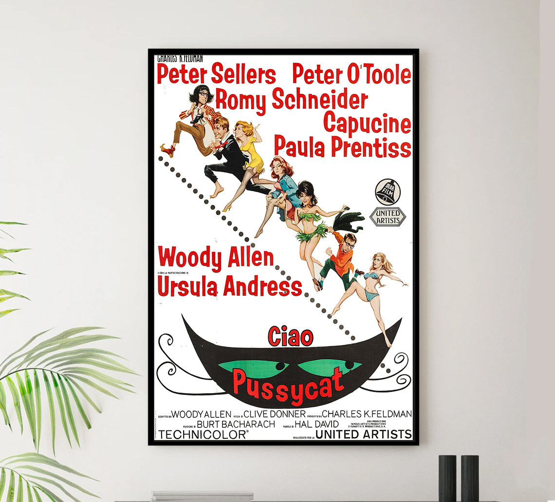 What's New, Pussycat 1965 - Richard Burton - Italy - Classic Movie Poster