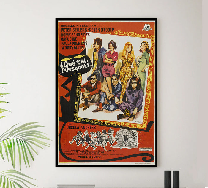 What's New, Pussycat 1965 - Richard Burton - Spain - Classic Movie Poster
