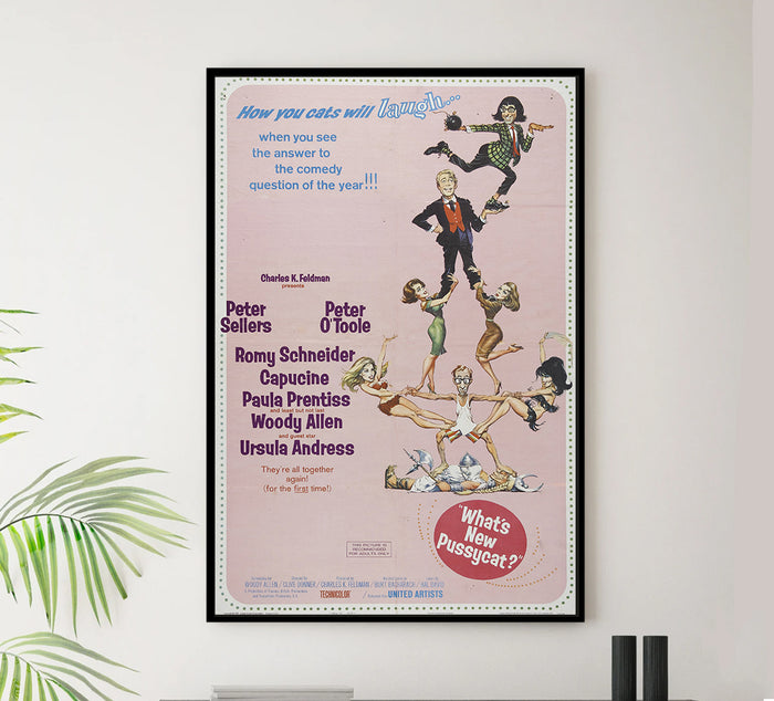 What's New, Pussycat 1965 - Richard Burton - US 2 - Classic Movie Poster