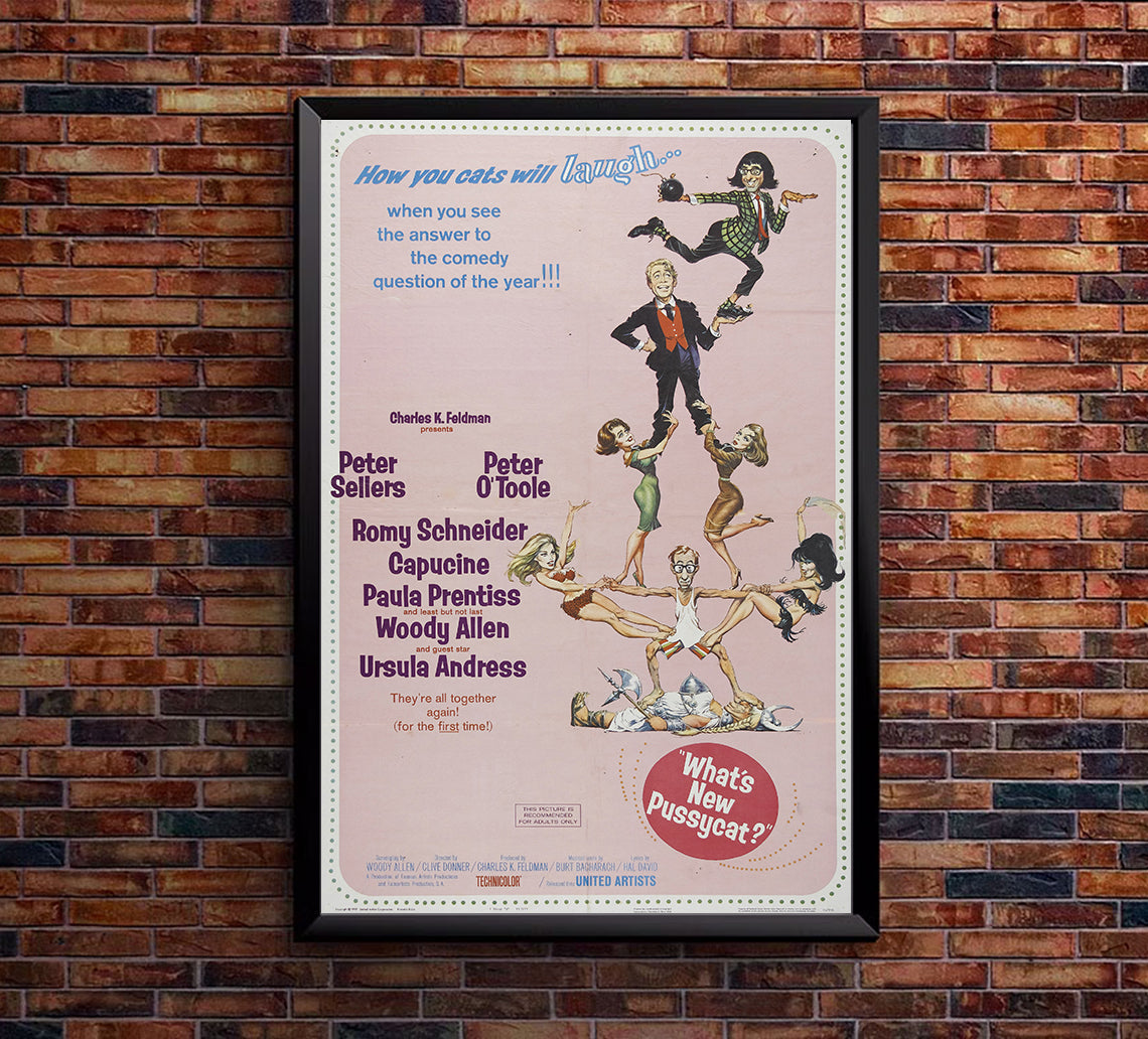 What's New, Pussycat 1965 - Richard Burton - US 2 - Classic Movie Poster