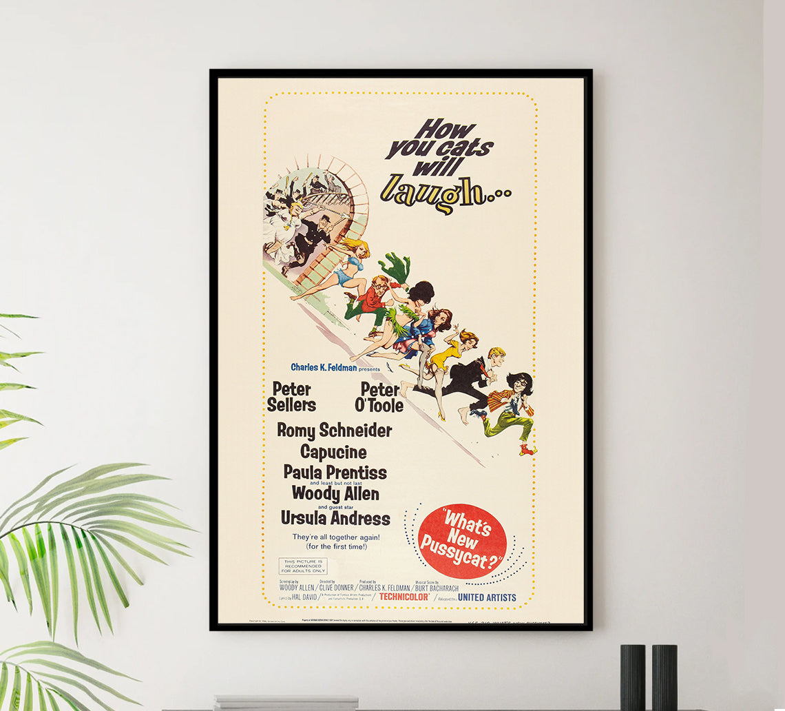 What's New, Pussycat 1965 - Richard Burton - US 3 - Classic Movie Poster