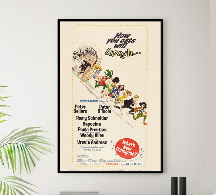 What's New, Pussycat 1965 - Richard Burton - US 3 - Classic Movie Poster