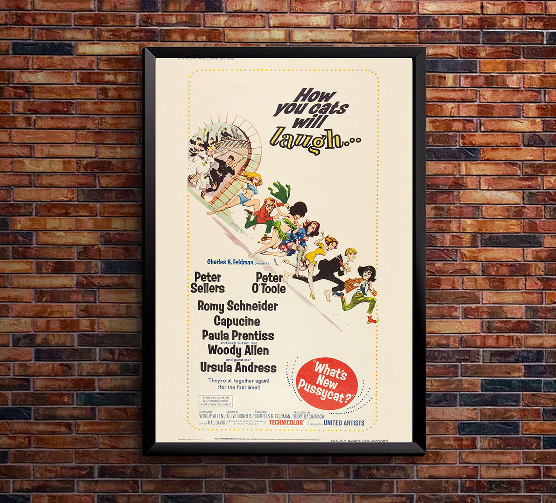 What's New, Pussycat 1965 - Richard Burton - US 3 - Classic Movie Poster
