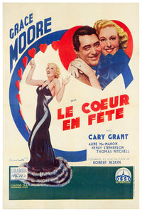 When You're in Love 1937 - Cary Grant - France - Classic Movie Poster