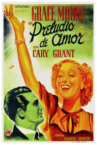 When You're in Love 1937 - Cary Grant - Spain - Classic Movie Poster
