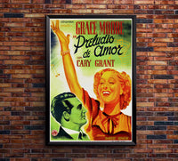 When You're in Love 1937 - Cary Grant - Spain - Classic Movie Poster