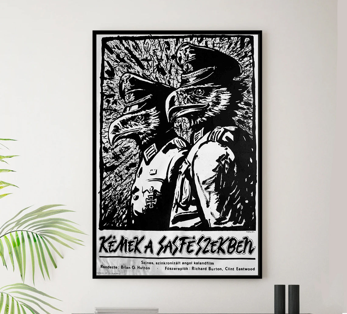 Where Eagles Dare 1968 - Richard Burton - Hungary - Classic Movie Poster