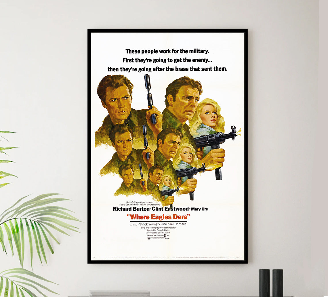 Where Eagles Dare 1968 - Richard Burton - US 4 - Classic Movie Poster