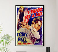 White Heat 1949 - James Cagney - Belgium - Classic Movie Poster