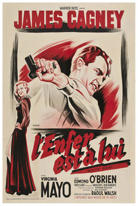 White Heat 1949 - James Cagney - France - Classic Movie Poster