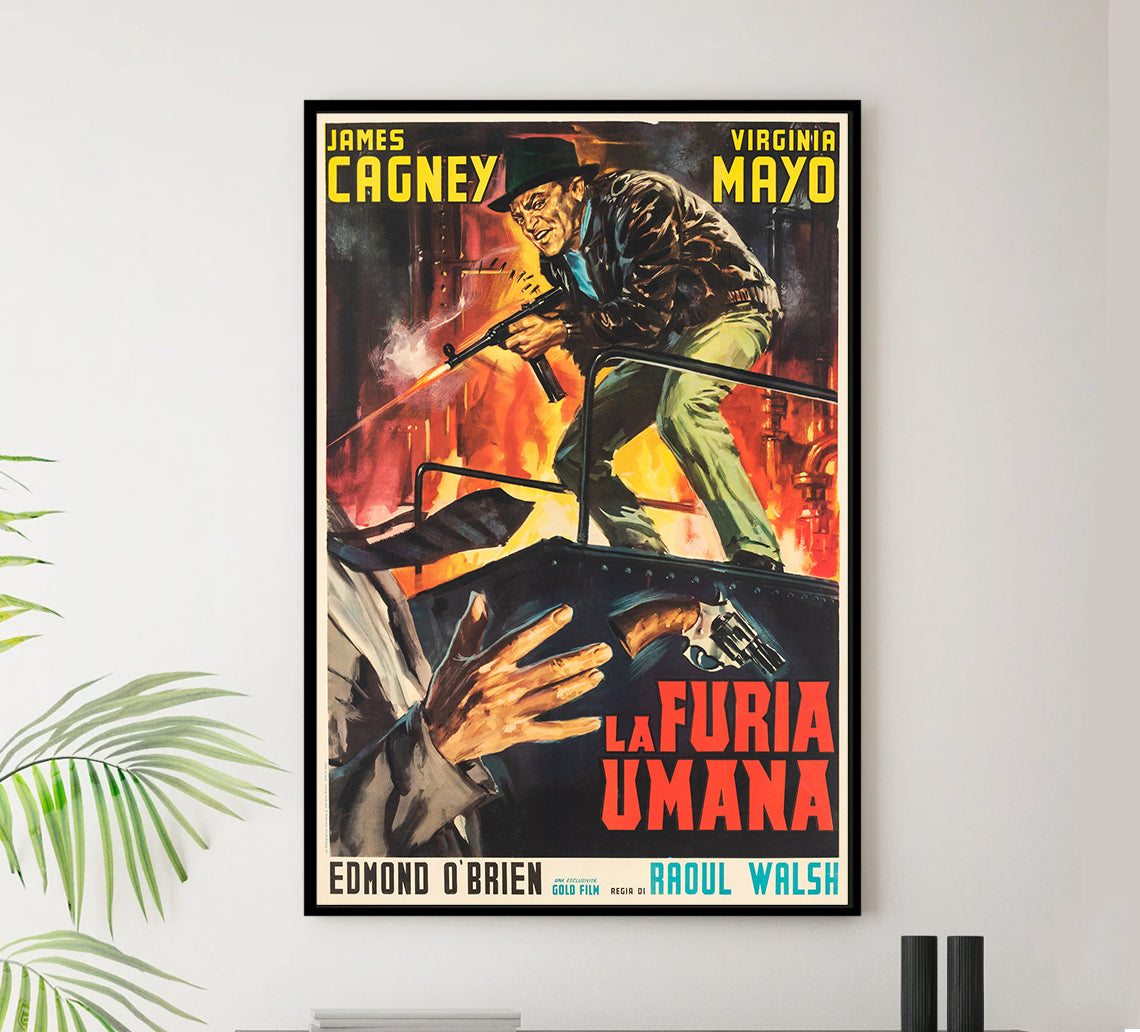 White Heat 1949 - James Cagney - Italy 3 - Classic Movie Poster