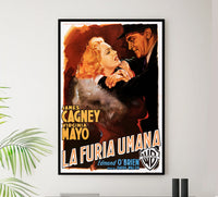 White Heat 1949 - James Cagney - Italy - Classic Movie Poster
