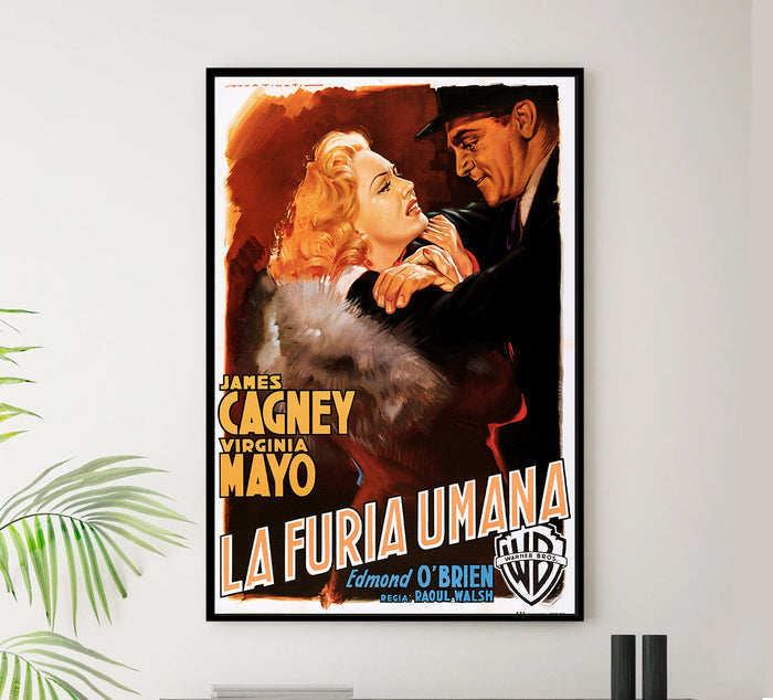 White Heat 1949 - James Cagney - Italy - Classic Movie Poster