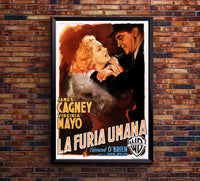 White Heat 1949 - James Cagney - Italy - Classic Movie Poster