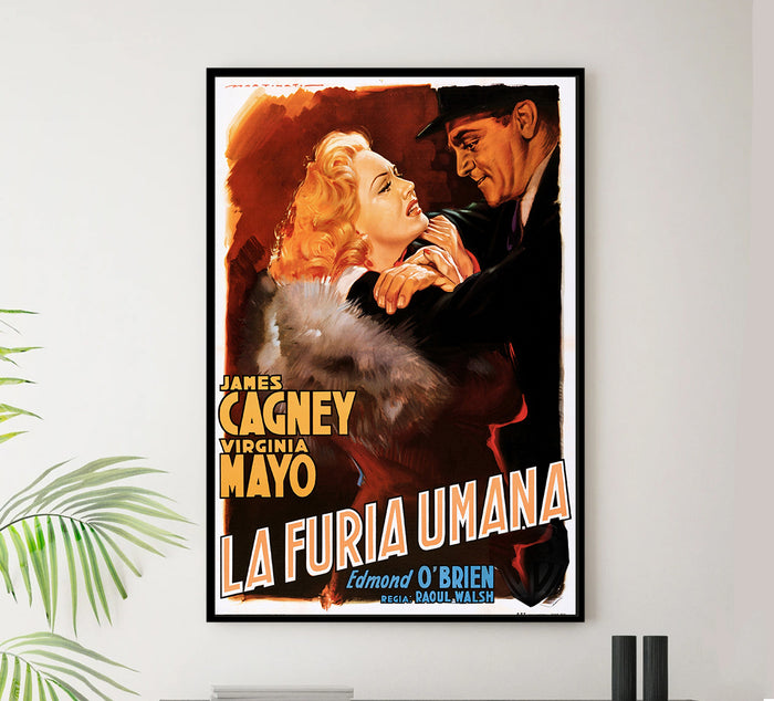 White Heat 1949 - James Cagney - Italy - Classic Movie Poster