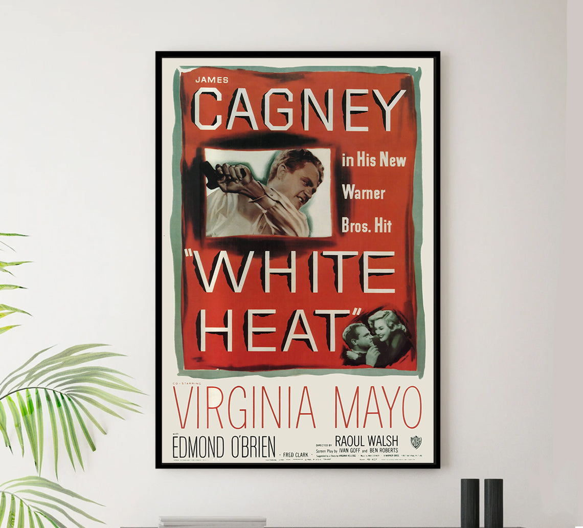 White Heat 1949 - James Cagney - US - Classic Movie Poster