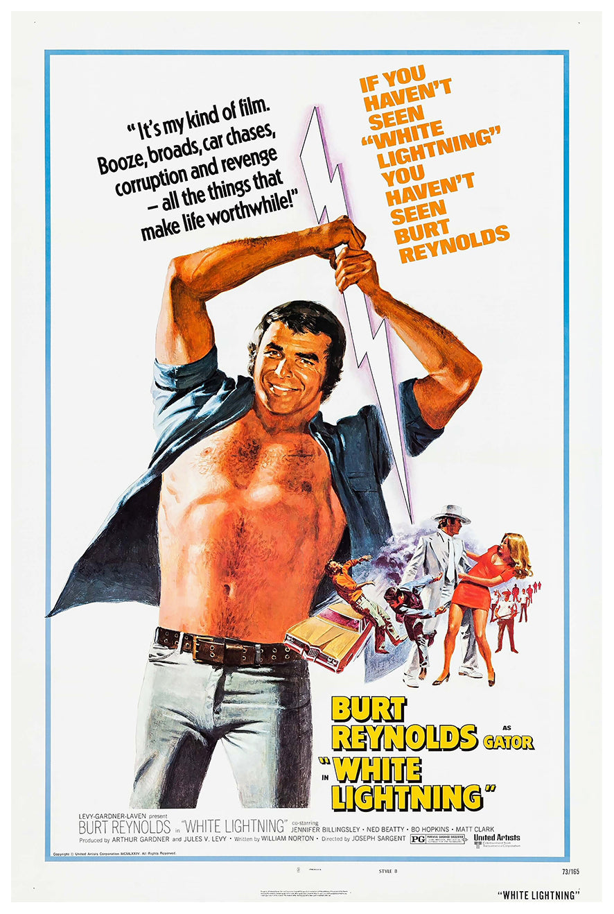 White Lightning 1973 v1 - Classic Movie Poster