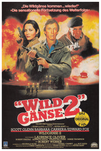 Wild Geese II 1985 - Laurence Olivier - Germany - Classic Movie Poster