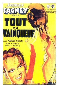 Winner Take All 1932 - James Cagney - France - Classic Movie Poster