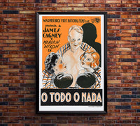 Winner Take All 1932 - James Cagney - Spain - Classic Movie Poster