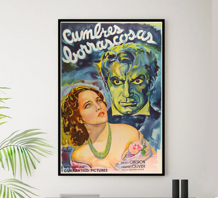 Wuthering Heights 1939 - Laurence Olivier - Argentina - Classic Movie Poster