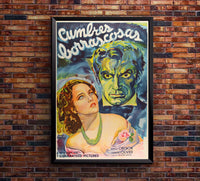 Wuthering Heights 1939 - Laurence Olivier - Argentina - Classic Movie Poster