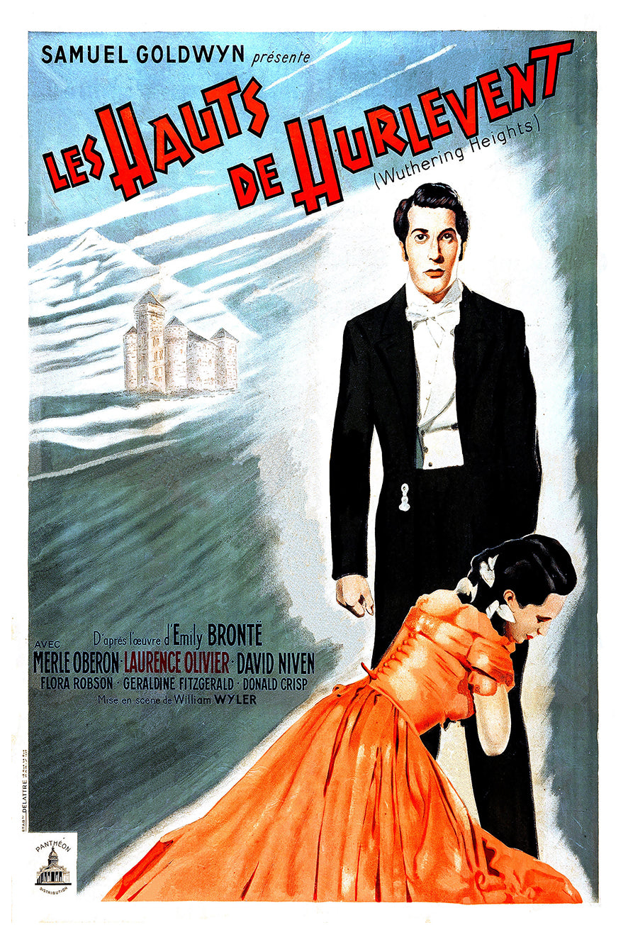 Wuthering Heights 1939 - Laurence Olivier - France 2 - Classic Movie Poster