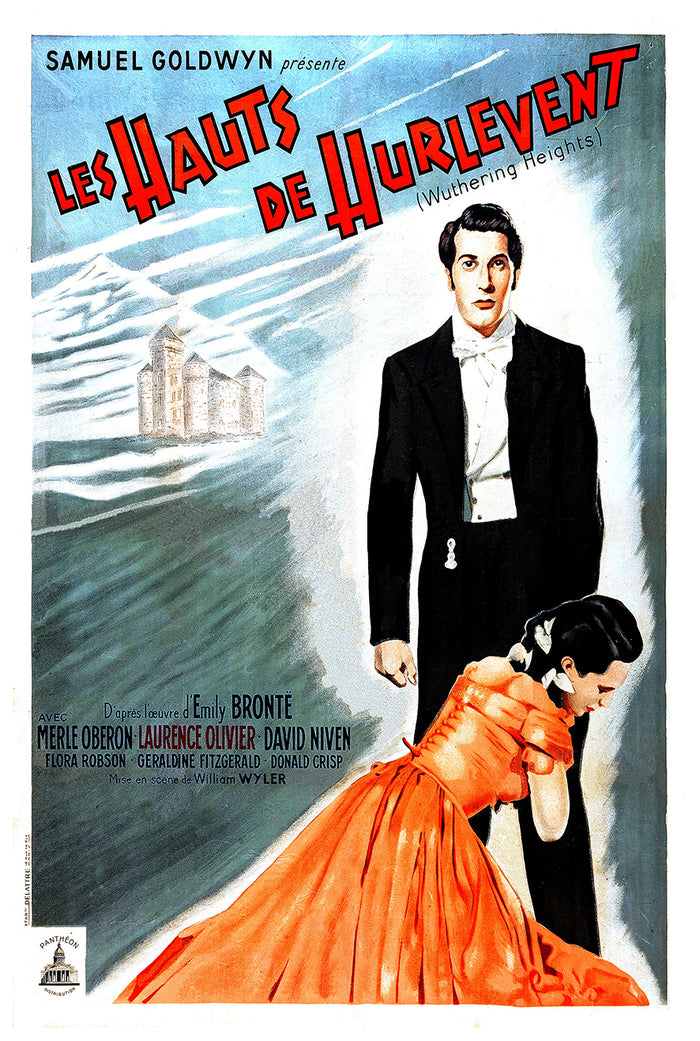 Wuthering Heights 1939 - Laurence Olivier - France 2 - Classic Movie Poster