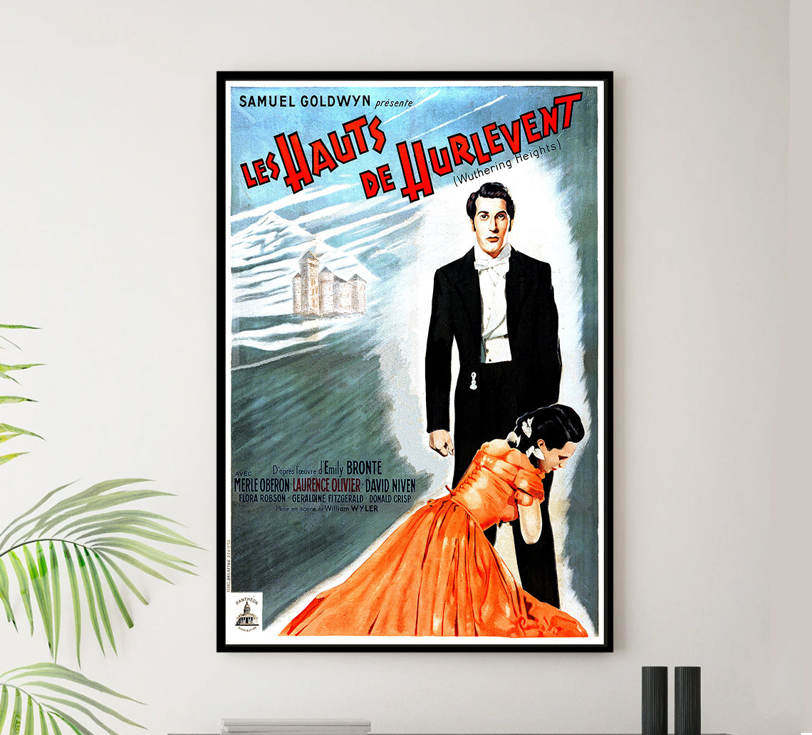 Wuthering Heights 1939 - Laurence Olivier - France 2 - Classic Movie Poster