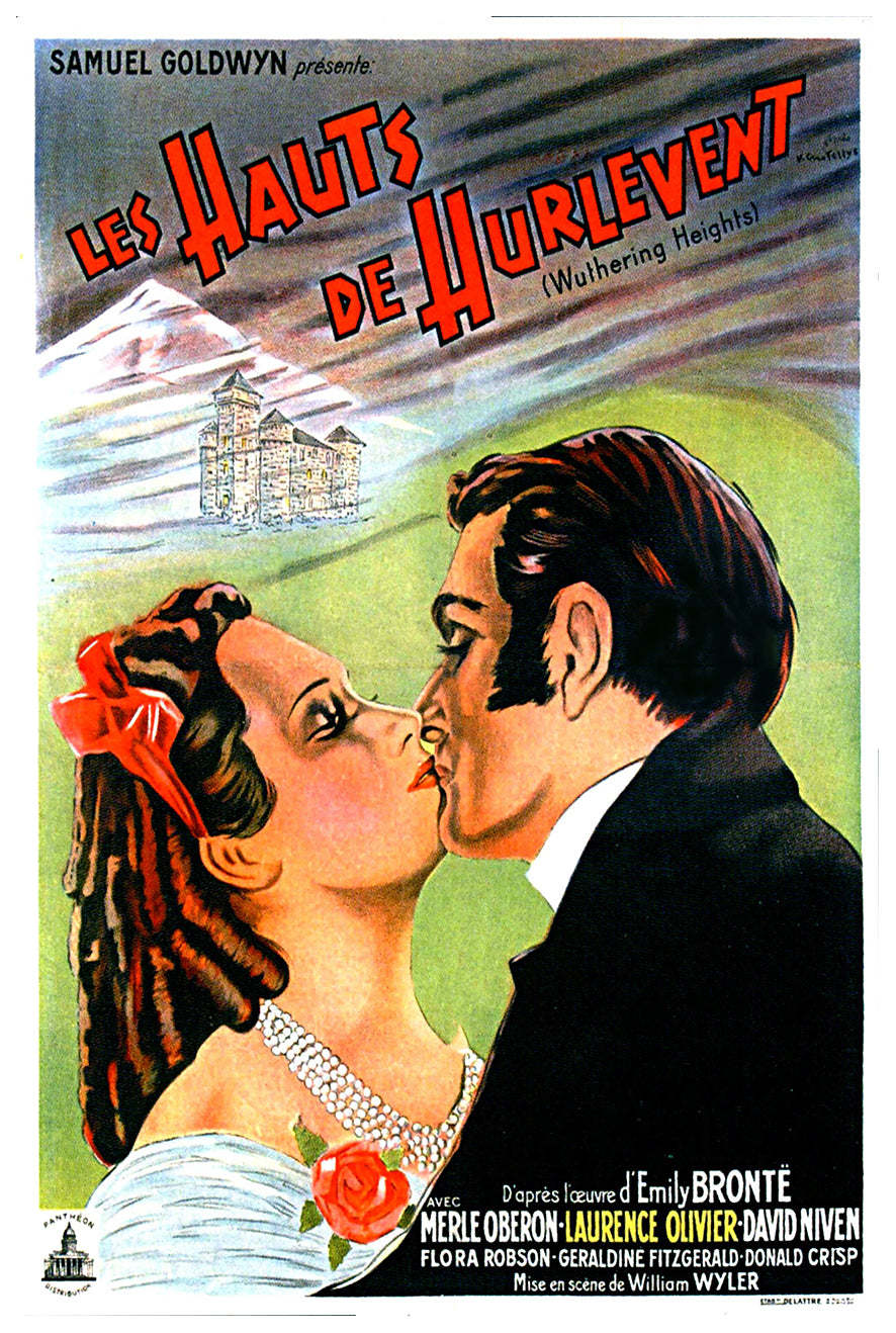 Wuthering Heights 1939 - Laurence Olivier - France - Classic Movie Poster
